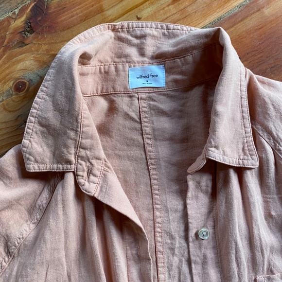 Aritzia Wilfred Linen shirt - size medium - Picture 2 of 3